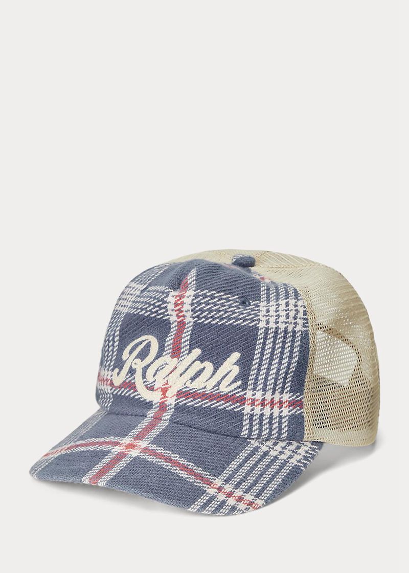 Gorra Polo Ralph Lauren Hombre Embroidered Plaid Trucker Chile Multicolor UMVHY-0652